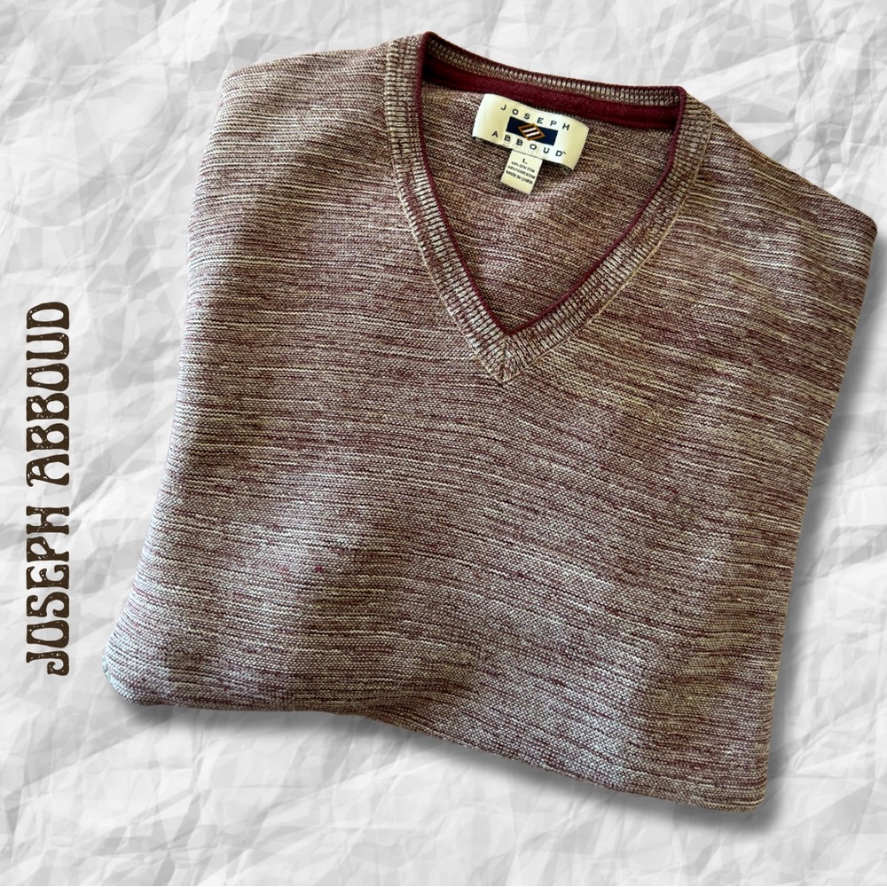 {Joseph Abboud} V-Neck Sweater